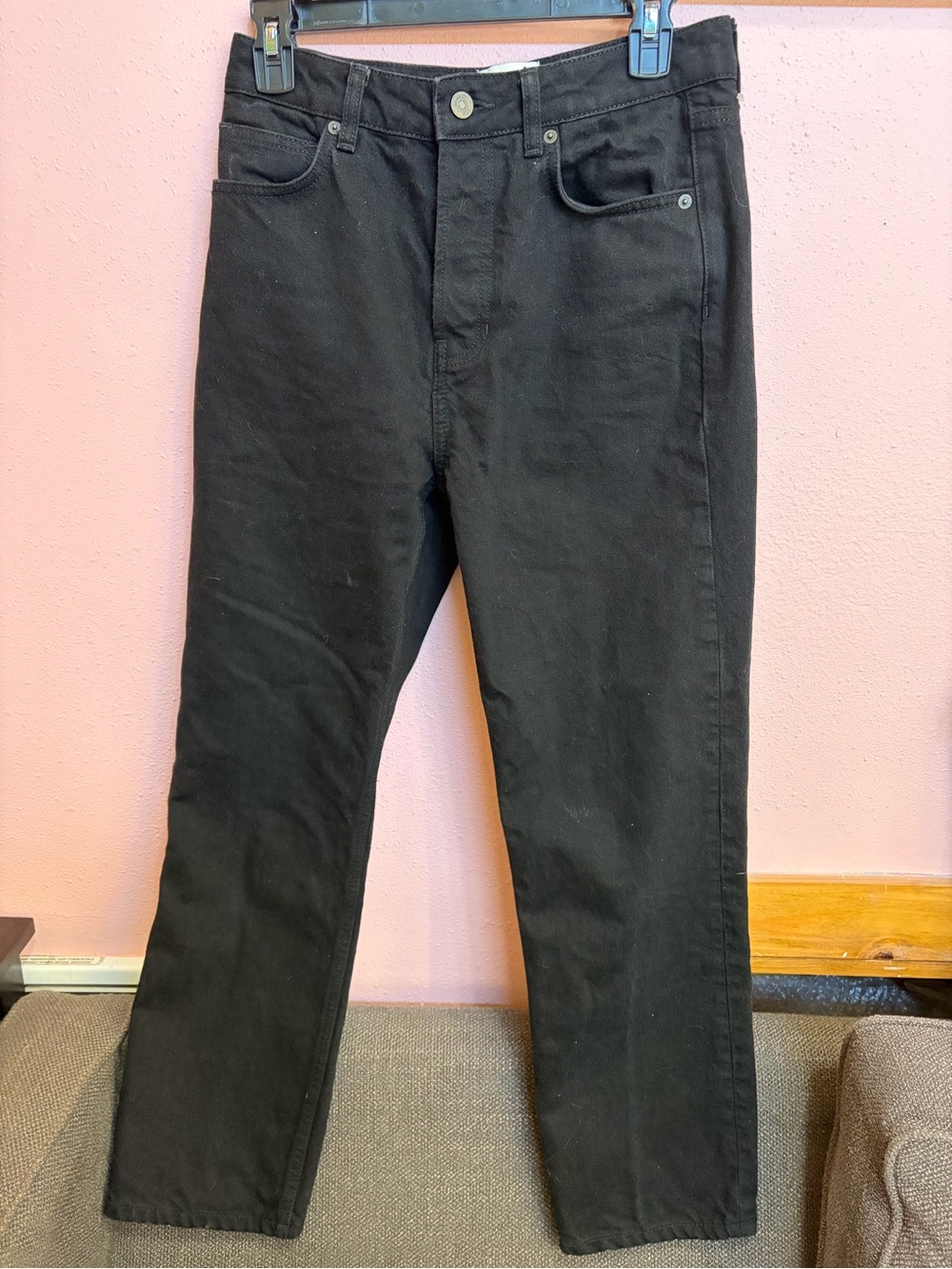 Reformation Jeans Black Denim Size 27